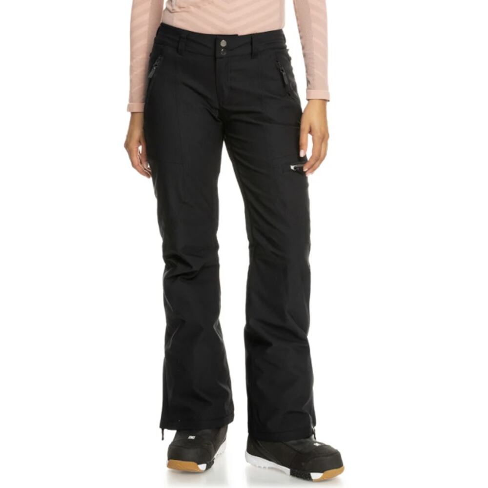 Roxy Size M Black Cabin Technical Winter Slim Fit Waterproof Snow Pants OS24-6